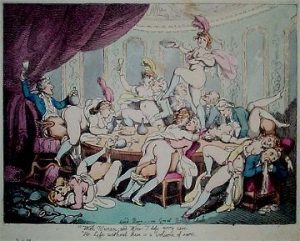 Painting by Thomas Rowlandson